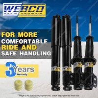 Front + Rear Webco Shock Absorbers for Peugeot 407 SR ST SV Sedan Wagon 04-11