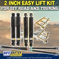 2 Inch 50mm Suspension Lift Kit Shocks EFS Torsion Bar For Ford Ranger PJ PK