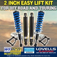2 Inch 50mm Suspension Lift Kit Webco Complete Strut for Toyota Hilux GUN126