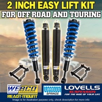 2 Inch 50mm Suspension Lift Kit Webco Complete Strut for Mitsubishi Triton MQ
