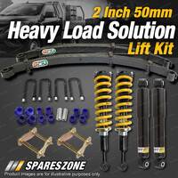 2 Inch Lift Kit EFS Leaf Constant HD Load Option for Mitsubishi Triton ML MN