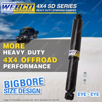 4X4 HD Big Bore Steering Damper Eye-Eye for Nissan Patrol Safari GQ Y60 GU Y61