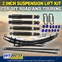 2" 50mm Webco RAW 4x4 Leaf Springs Suspension Lift Kit for Holden Colorado RC
