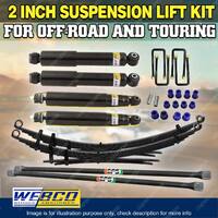 50mm Webco RAW 4x4 Leaf Springs Suspension Lift Kit for Holden Rodeo TFS R7 R9