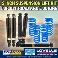 2" 50mm Webco Lovells Suspension Lift Kit Damper for Nissan Patrol GQ Y60 GU Y61