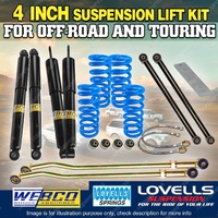 100mm Suspension Lift Kit Panhard Rod Trailing Arm for Toyota Landcruiser 80 105