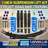 2" 50mm Webco RAW 4x4 Suspension Lift Kit for Toyota Landcruiser FZJ HZJ 78 79