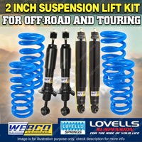 2 Inch 50mm Webco Lovells Suspension Lift Kit for Toyota Landcruiser Prado 120