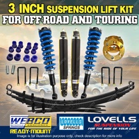 75mm + 50mm Suspension Lift Kit Webco Lovells Complete Strut for Ranger PX 12-18