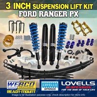 3" 75mm Suspension Lift Kit Complete Strut Control Arm for Ford Ranger PX 12-18