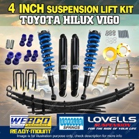 4 Inch 100mm Complete Strut Suspension Lift Kit for Toyota Hilux KUN26 GGN25