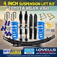 4 Inch 100mm Webco RAW Lovells Suspension Lift Kit for Toyota Hilux KUN26 GGN25