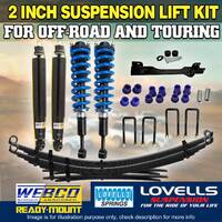 2 Inch RAW 4x4 Complete Strut Suspension Lift Kit Diff Drop for Isuzu D-Max TF