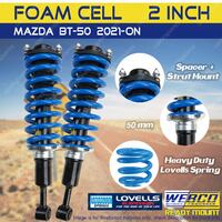 2" 50mm Front Lovells Foam Cell Complete Strut Lift Kit for Mazda BT-50 21-on