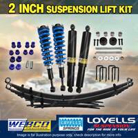 2 Inch Pre Assembled Lift Kit Diff Drop RAW Leaf for Toyota Hilux KUN26 GGN25