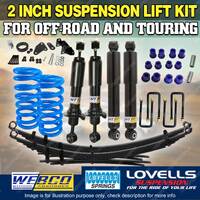 2 Inch Lift Kit Shock Lovells Coil Diff Drop RAW Leaf for Ford Ranger PX 12-18