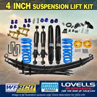 100mm Lift Kit RAW Leaf Lovells Coil Diff Drop for Ford Ranger PX 12-18