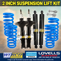 2" 50mm Lift Kit Webco Shocks Lovells Coils for SUZUKI Grand Vitara JLX 98-03