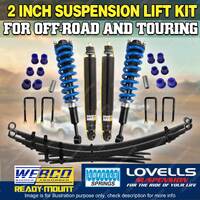 2" Pre Assembled Lift Kit Lovells Coil Raw Leaf for Volkswagen Amarok 10-23