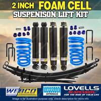 2" Foam Cell Lift Kit Coil Raw Leaf for Toyota Landcruiser VDJ76 VDJ78 VDJ79