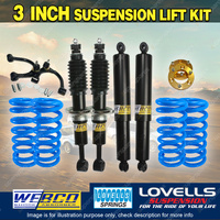 75mm + 50mm Lift Kit Shock Lovells Coil Control Arm for Toyota Prado 120 150