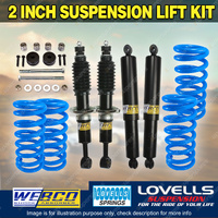 2 Inch Lift Kit Shock Lovells Coil Springs Diff Drop for Toyota FJ Cruiser GSJ15