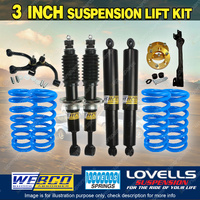 3 Inch Lift Kit Shock Lovells Coil Diff Control Arm for Isuzu MU-X 13-on