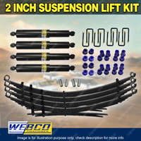 2" 50mm Webco Shock RAW Leaf Springs Lift Kit for Toyota Hilux LN YN 65 67