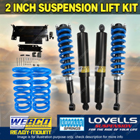 2" Pre Assembled Lift Kit Lovells Coil Diff Drop for Nissan Navara NP300 Coil