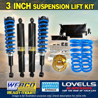 3" Pre Assembled Lift Kit Shock Lovells Coil Diff for Nissan Navara NP300 Coil