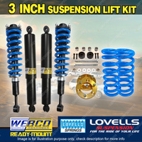 3" Pre Assembled Lift Kit Shock Lovells Coil Diff for Toyota FJ Cruiser GSJ15
