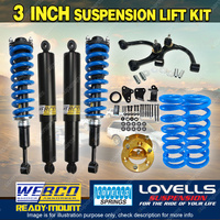 3" Pre Assembled Lift Kit Shock Lovells Coil Diff Arm for Ford Everest 15-18
