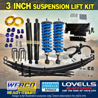 3"+2" Lift Kit Complete Strut RAW Leaf Diff Arm for Nissan Navara D40 no STX550