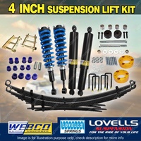 4"+3" Pre Assemble Lift Kit RAW Leaf Diff Shackle for Toyota Hilux GUN126 GUN125