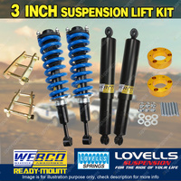 3" 75mm Lift Kit Complete Strut Shackle Spacer for Toyota Hilux GUN126 GUN125