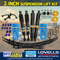 75mm + 50mm Lift Kit RAW Leaf Diff Control Arm for Toyota Hilux GUN126 GUN125