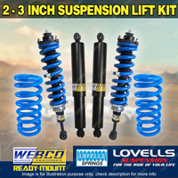 ADJ 2-3" Complete Strut Lift Kit Lovells Coil for Mitsubishi Challenger PB PC