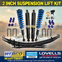 2" Lift Kit Complete Strut Raw Leaf Diff Drop for Volkswagen Amarok 23-ON
