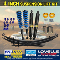 4" + 2" Lift Kit Complete Strut Raw Leaf Spacer for Volkswagen Amarok 23-ON