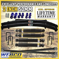2 Inch 50mm Lift Kit Webco Shocks EFS Leaf RAW Torsion Bar for Holden Rodeo RA