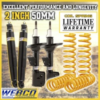 2 Inch Lift Kit Shock Absorbers King Coil Springs for Jeep Grand Cherokee WH