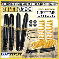 3 Inch 75mm Lift Kit Damper Brake Line King Springs for Nissan Patrol GQ GU