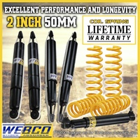 2 Inch Lift Kit Shocks Damper King Coil Springs for Toyota Landcruiser 80 105