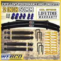 2 Inch Lift Kit Shocks King Springs EFS Leaf for Toyota Landcruiser VDJ78 VDJ79
