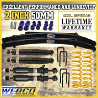 2 Inch Lift Kit Shock Absorbers King Springs EFS Leaf for Toyota Hilux GUN126