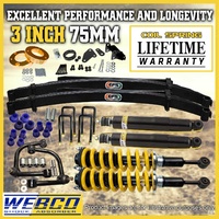 75mm + 50mm Assembled Lift Kit Control Arm Diff Drop Kit for Ford Ranger 12-18