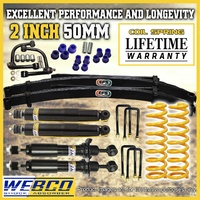 2 Inch Lift Kit Shocks King Spring EFS Leaf Control Arm for Nissan Navara D40