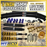 3" 75mm Pre Assembled Lift Kit Diff Drop Kit EFS Leaf for Ford Ranger 12-18