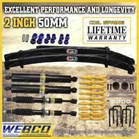 2 Inch Lift Kit Diff Drop Kit King Coil Springs EFS Leaf for Foton Tunland 12-on