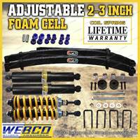 Adjustable 2 - 3 Inch Pre Assembled Foam Cell Lift Kit Diff for Foton Tunland